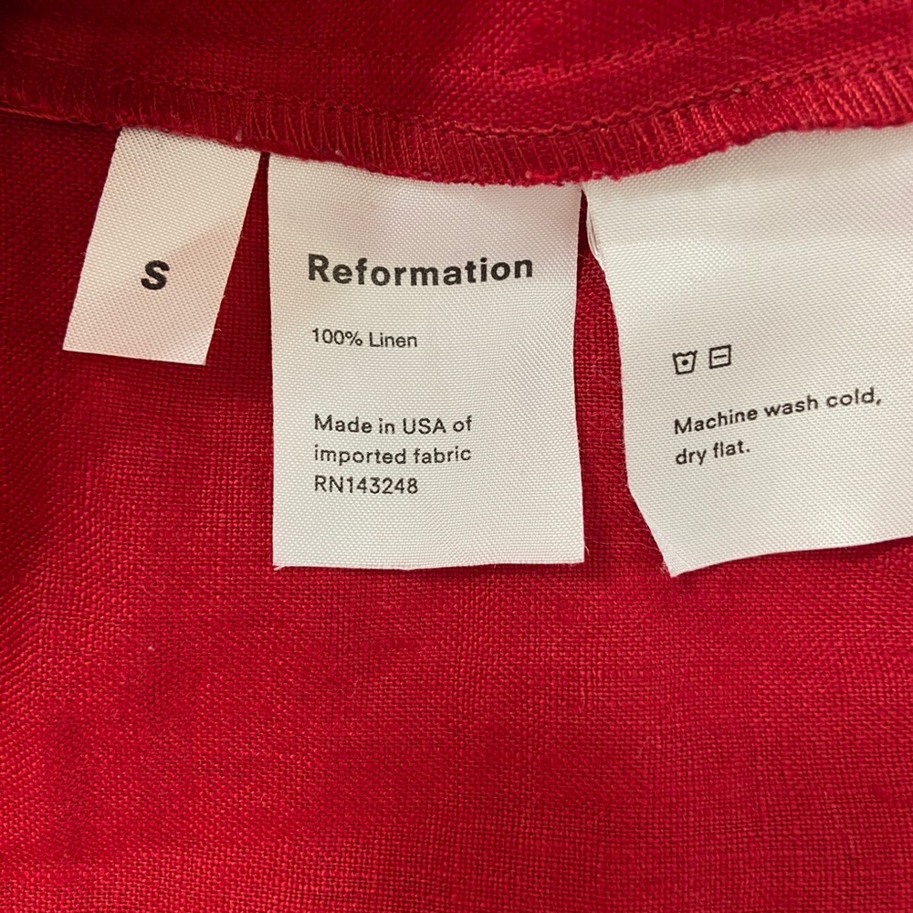 Reformation Linen Tank Top - image 4